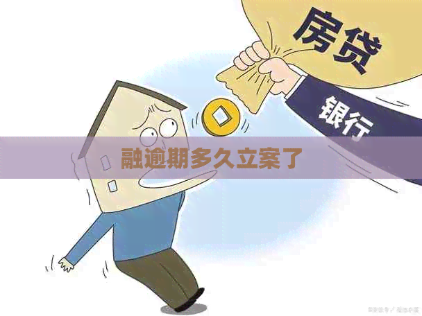 融逾期多久立案了