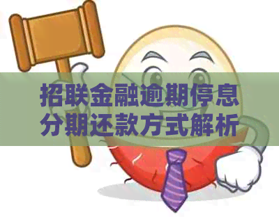 招联金融逾期停息分期还款方式解析