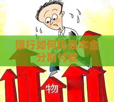 银行如何协商本金分期付款