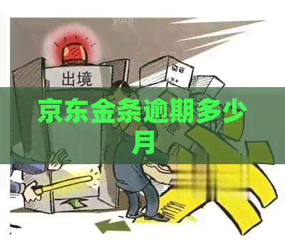 京东金条逾期多少月