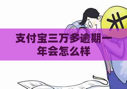 信用卡三万多逾期一年会怎么样