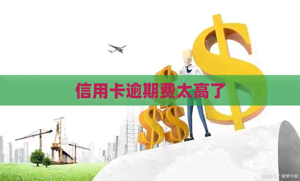 信用卡逾期费太高了