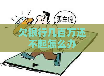欠银行几百万还不起怎么办