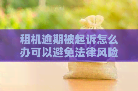 租机逾期被起诉怎么办可以避免法律风险吗
