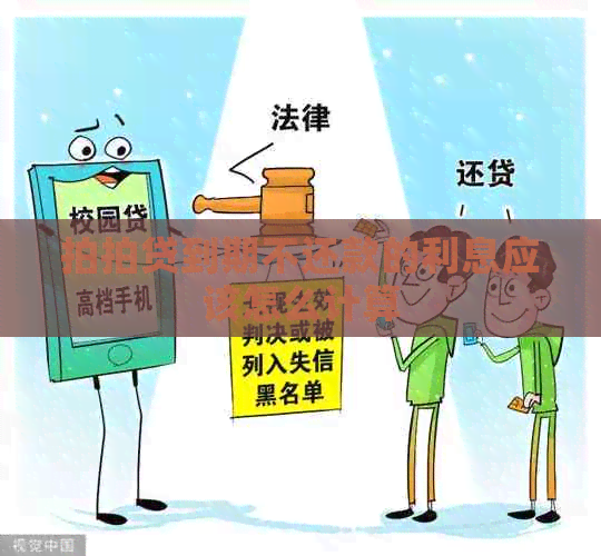 到期不还款的利息应该怎么计算