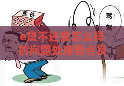 e贷不还会怎么样的问题处理要点及条件