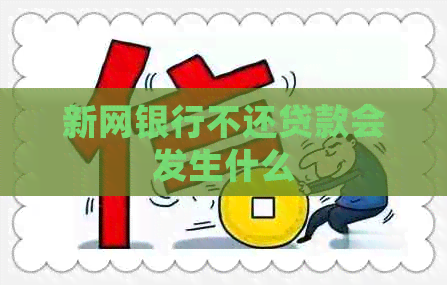 新网银行不还贷款会发生什么