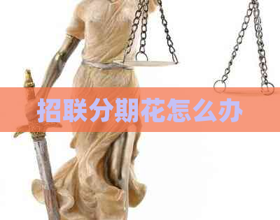 招联分期花怎么办