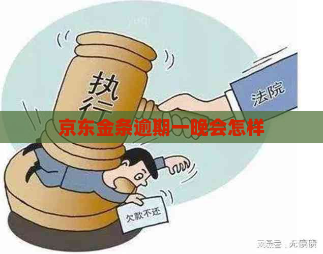 京东金条逾期一晚会怎样