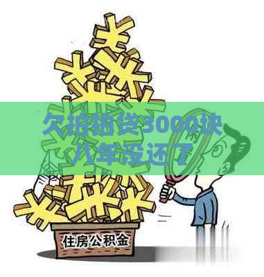 欠3000块八年没还了