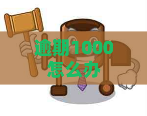 逾期1000怎么办
