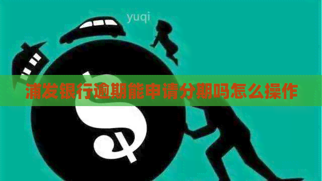 浦发银行逾期能申请分期吗怎么操作