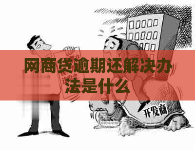 白条贷逾期还解决办法是什么