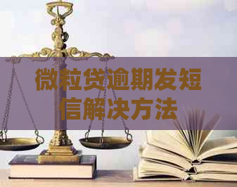 微粒贷逾期发短信解决方法