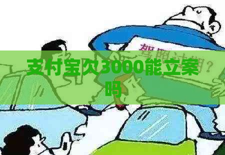 信用卡欠3000能立案吗