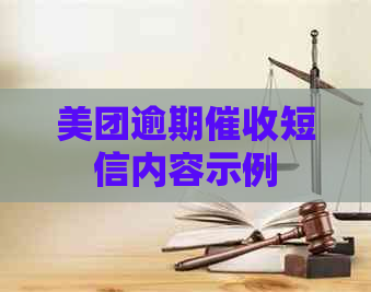 美团逾期短信内容示例