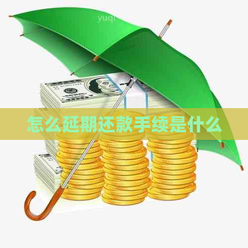 怎么延期还款手续是什么
