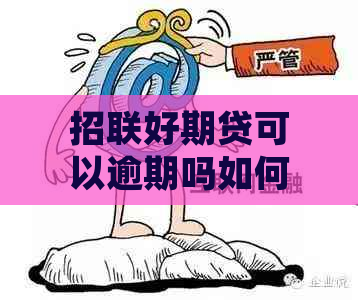 招联好期贷可以逾期吗如何处理逾期情况