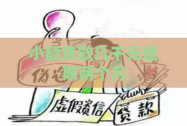 小额贷款几千元逾期两个月