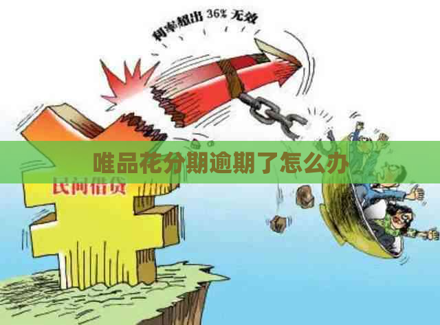 唯品花分期逾期了怎么办