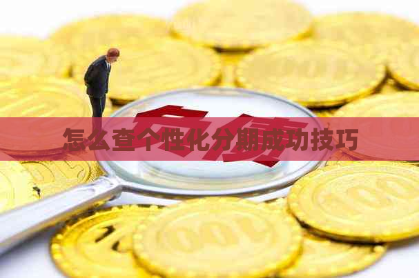 怎么查个性化分期成功技巧