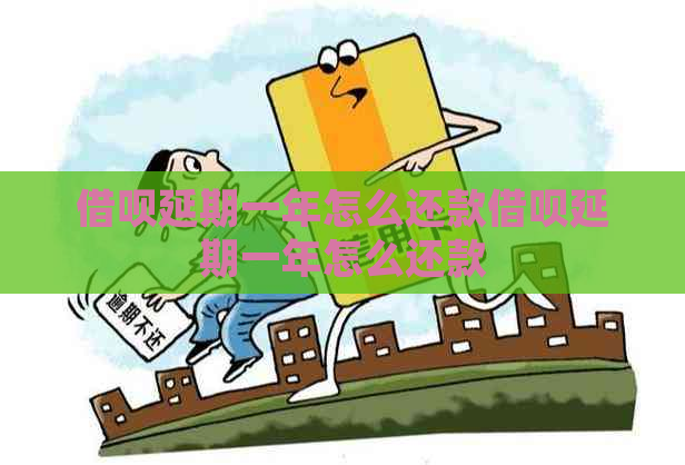 信用卡延期一年怎么还款信用卡延期一年怎么还款