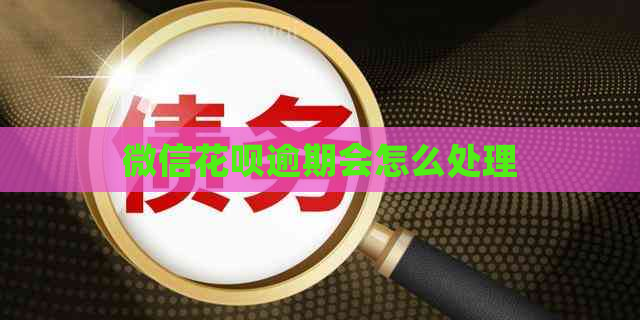 微信白条逾期会怎么处理