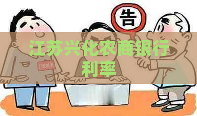 江苏兴化农商银行利率