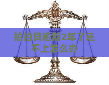 逾期2年了还不上怎么办