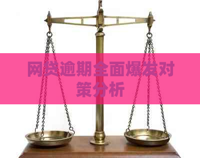 网贷逾期全面爆发对策分析