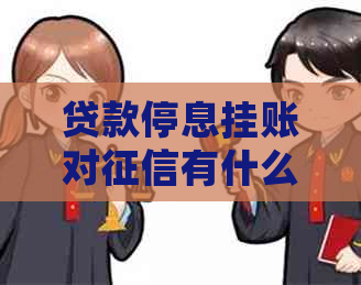 贷款停息挂账对有什么影响