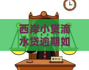 西岸小贷滴水贷逾期如何处理