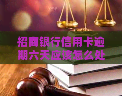 招商银行信用卡逾期六天应该怎么处理