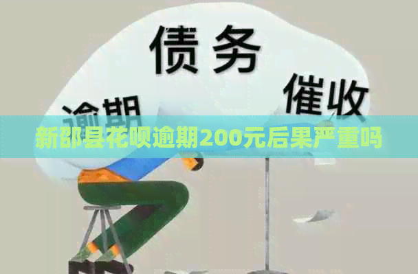 新邵县白条逾期200元后果严重吗