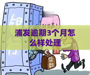 浦发逾期3个月怎么样处理