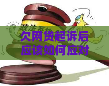 欠网贷起诉后应该如何应对