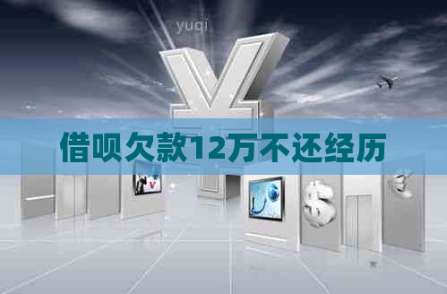 信用卡欠款12万不还经历