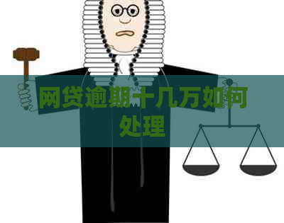 网贷逾期十几万如何处理