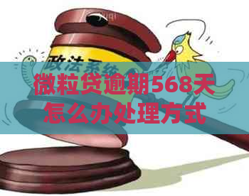 微粒贷逾期568天怎么办处理方式