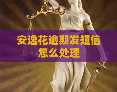 安逸花逾期发短信怎么处理