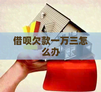 信用卡欠款一万三怎么办