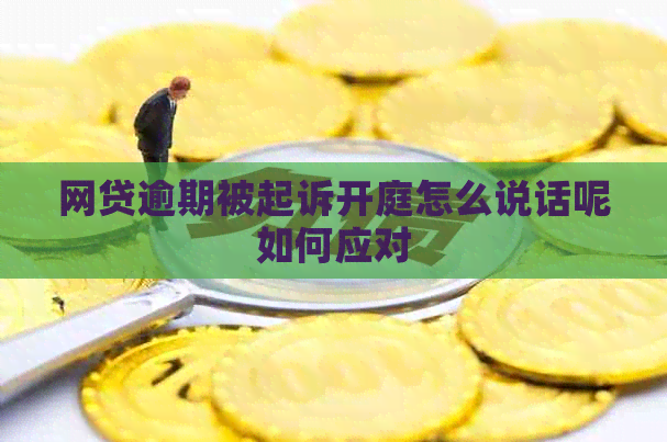 网贷逾期被起诉开庭怎么说话呢如何应对