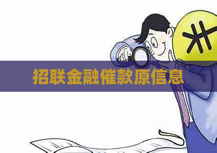 招联金融催款原信息