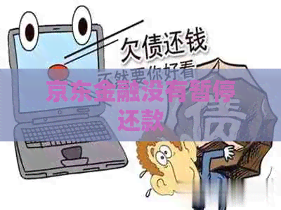 京东金融没有暂停还款