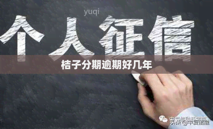 桔子分期逾期好几年