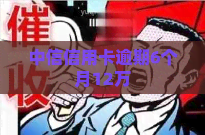 中信信用卡逾期6个月12万