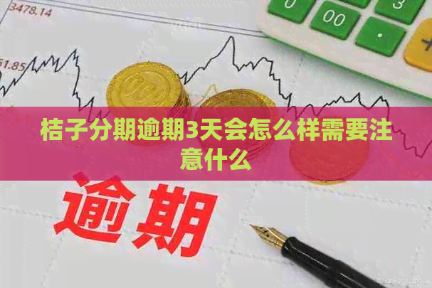 桔子分期逾期3天会怎么样需要注意什么