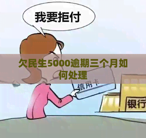欠民生5000逾期三个月如何处理