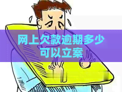 网上欠款逾期多少可以立案