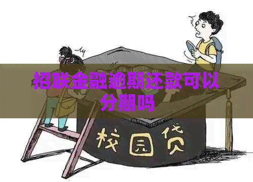 招联金融逾期还款可以分期吗